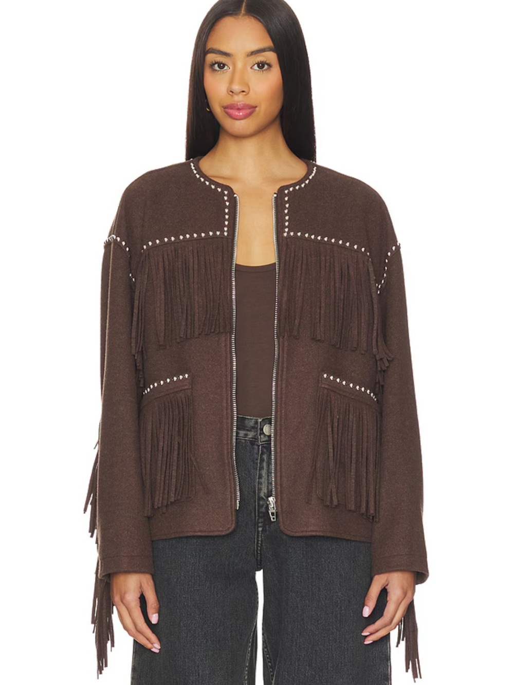 BLANKNYC Fringe Benefits Jacket size Medium - Picture 2 of 9